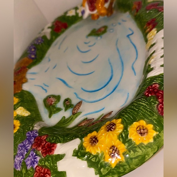 Vintage 3 Piece Ceramic Teddy Bear Tea Set 1999 - Antique - Collectable - Picture 9 of 11